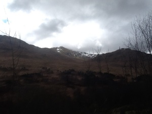 The first of a series along the road to Glencoe. Snow, but not as much as Keswick