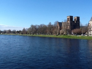 Inverness, from the bank of the River Ness