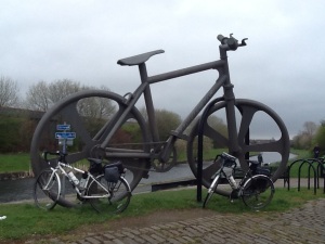 Bankies Bike, in Clydesbank, on the cycle path
